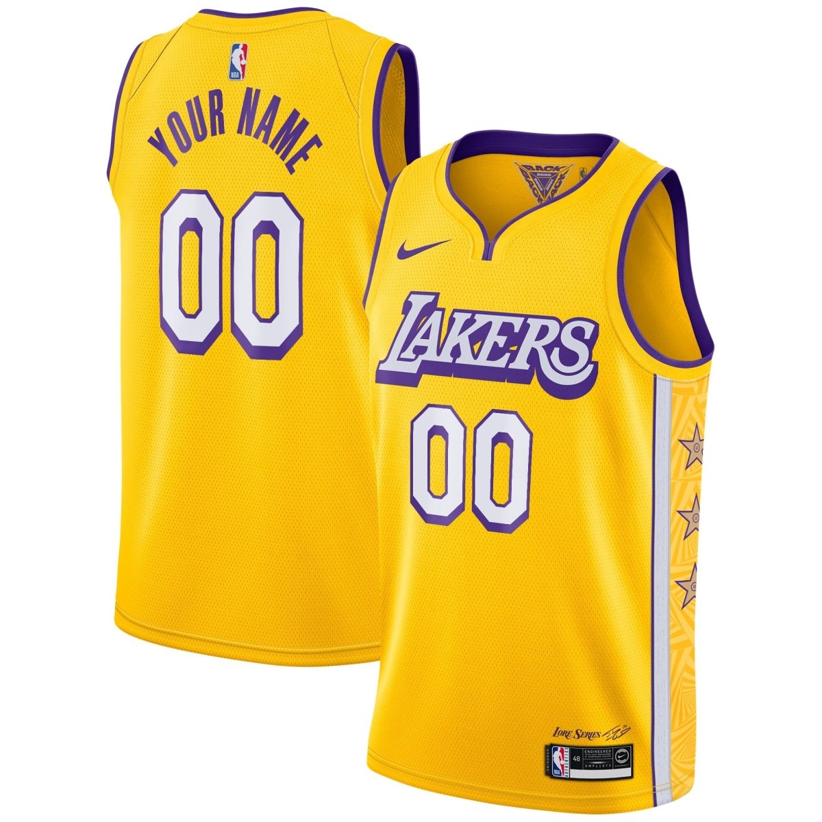 Custom Los Angeles Lakers City Edition Jersey
