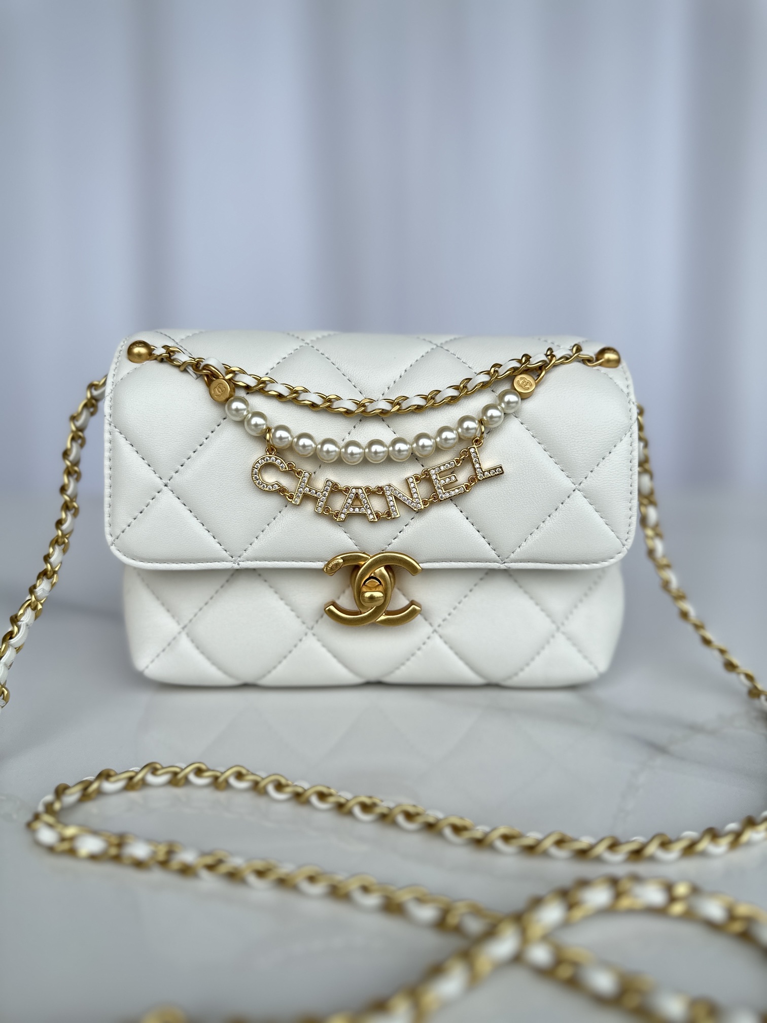 TOP CHANEL Flap Bag Lambskin 19x12.5x8cm/23x15x9cm - 5 Color