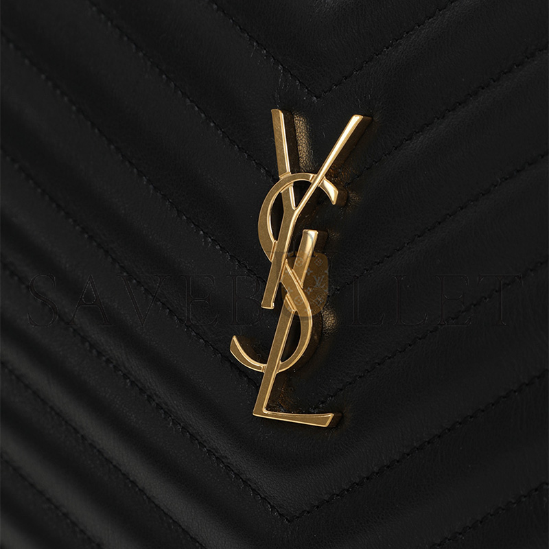 YSL BLACK QUILTED CLUTCH 603601718 (36*24*2cm)