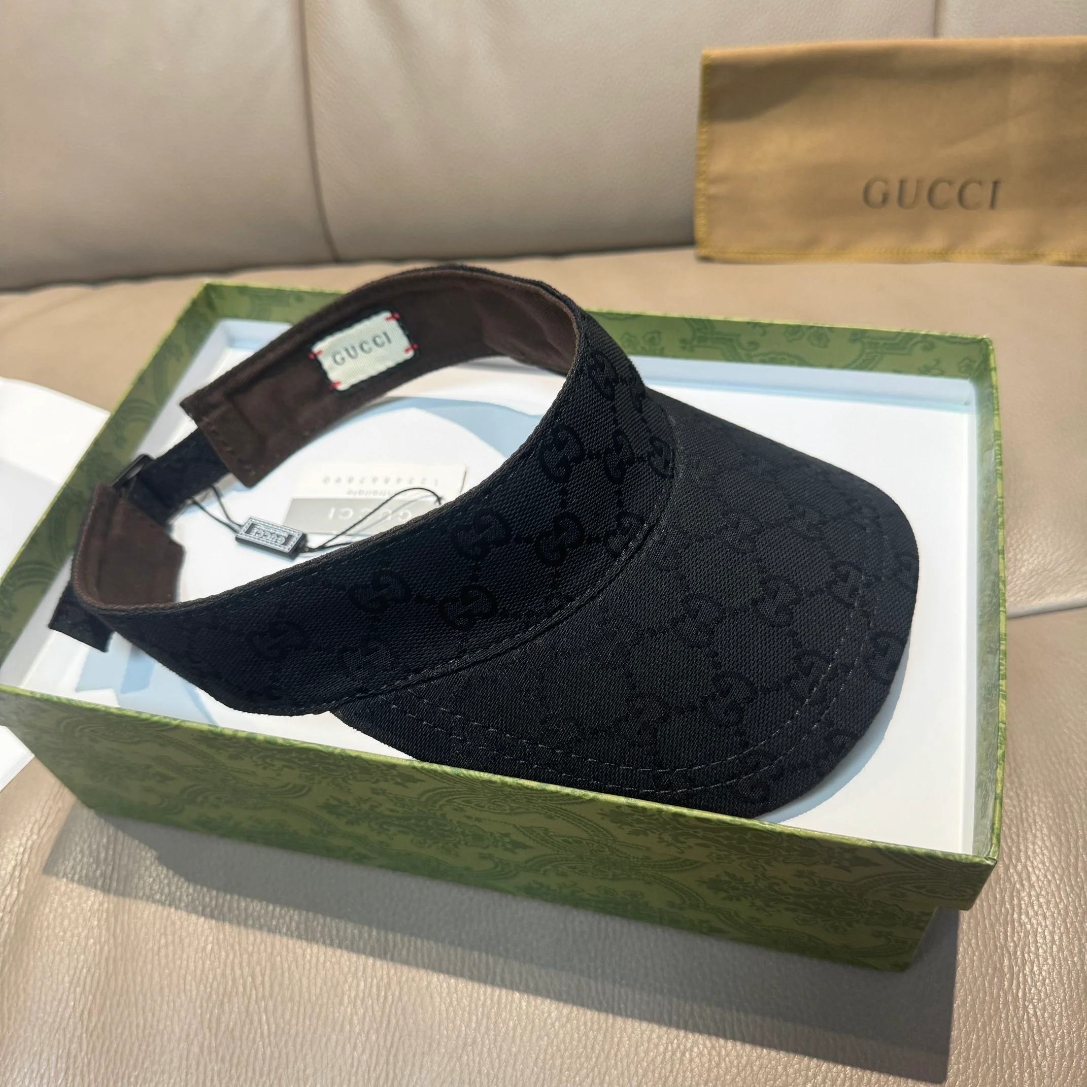 AAACAT Vintage All Over Print Sun Visor Cap Striped Curved Brim Adjustable Hollow Top Hat for Men Women