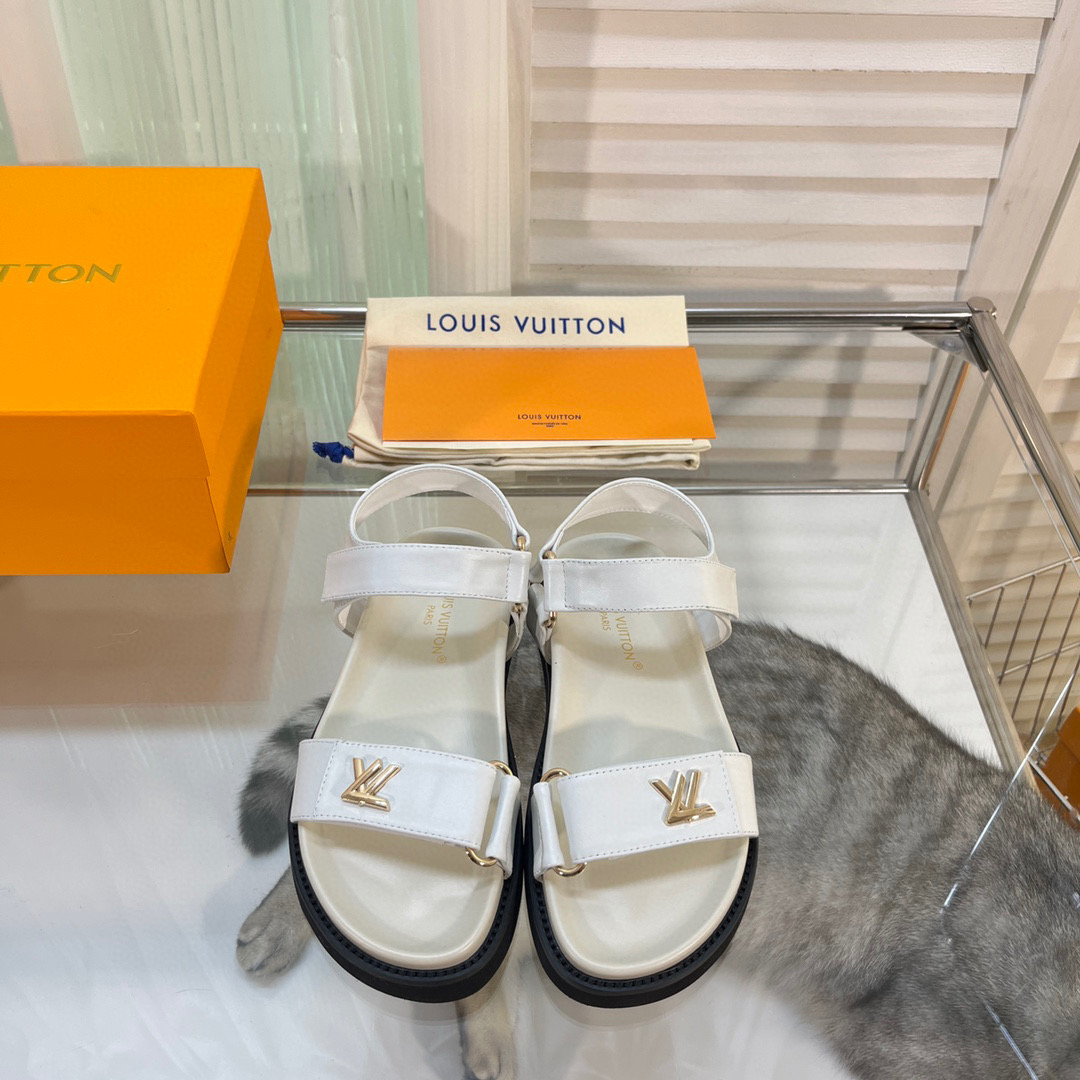 Louis Vuitton LV Sunset Beach Sandals Slide(Replica)