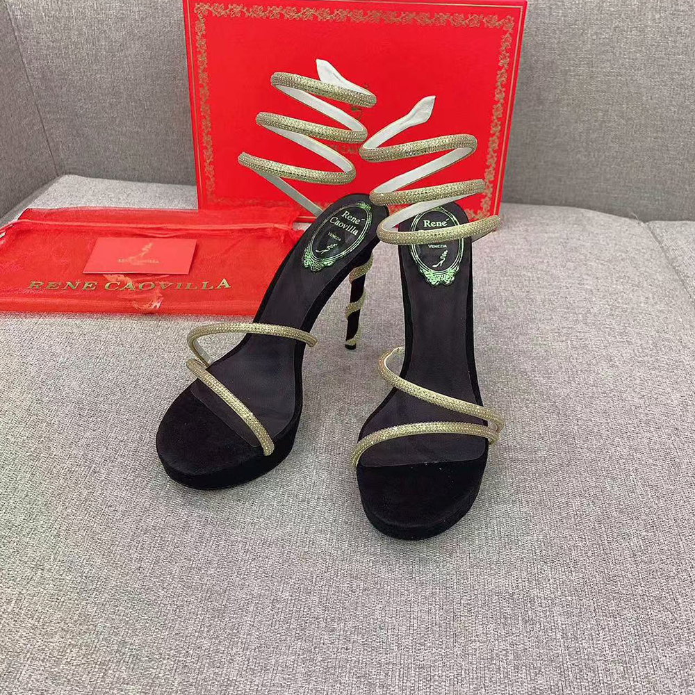 Rene Caovilla Chandelier Elegant Evening Sandals (Replica)
