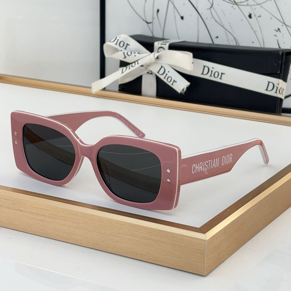 Dior Side Letter Plate Frame sunglasses Top quality (Perfect Replica）