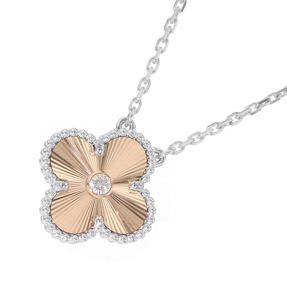 TOP Van Cleef & Arpels VCA Vintage Alhambra Necklace 2024 Holiday Collection - Sliver