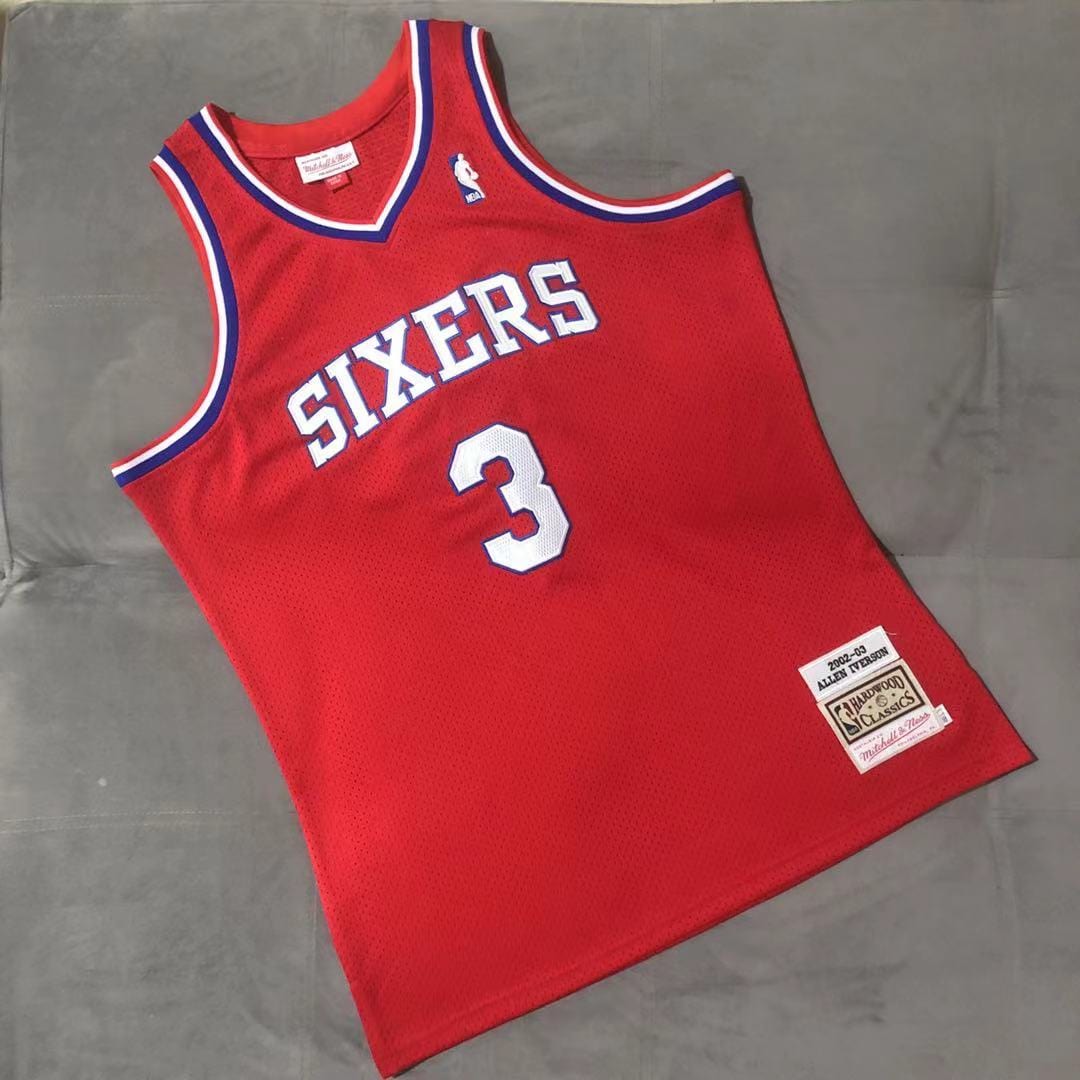 Allen Iverson Philadelphia 76ers Throwback Jersey