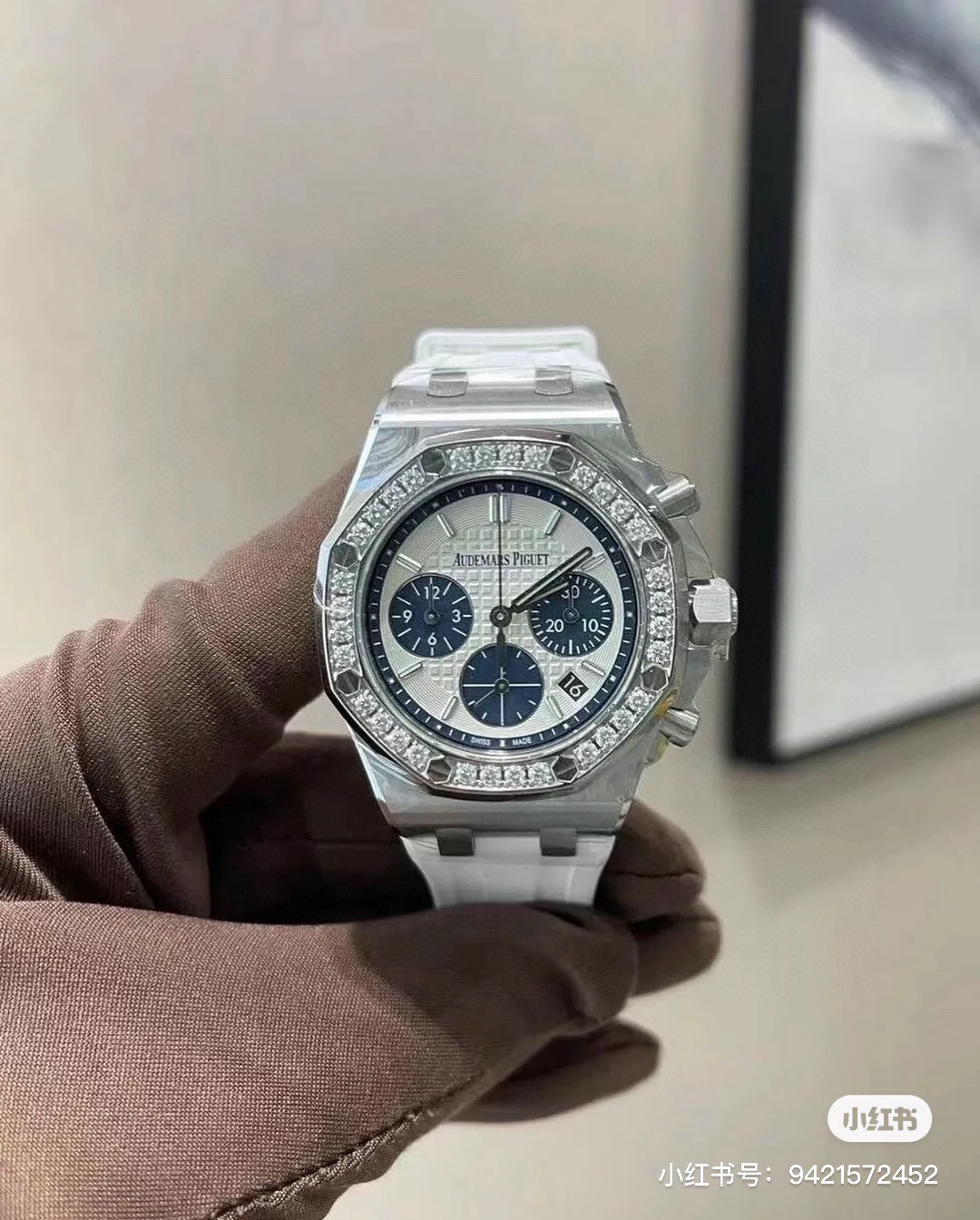 TOP Audemars Piguet NEW FULL SET Royal Oak Offshore 37mm-White