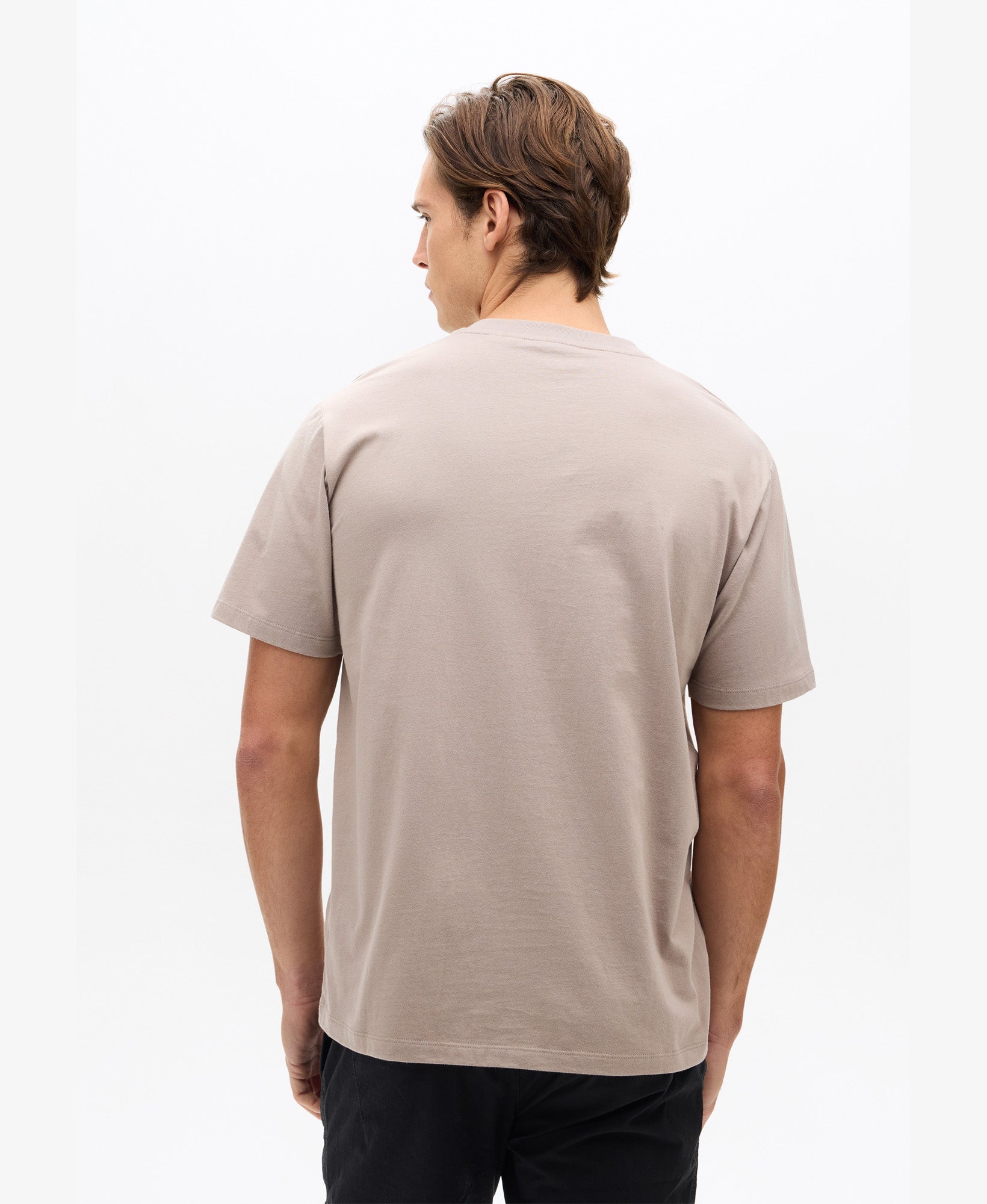 Micro Logo Tee | Deep Beige