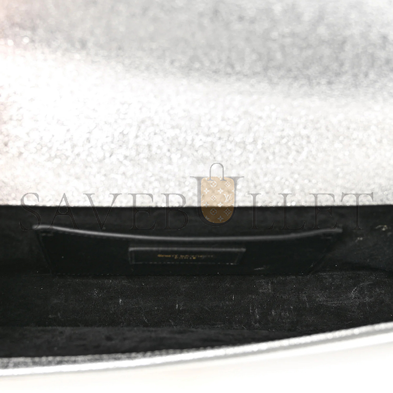 YSL CLASSIC KATE CLUTCH SILVER (27*12*4cm)