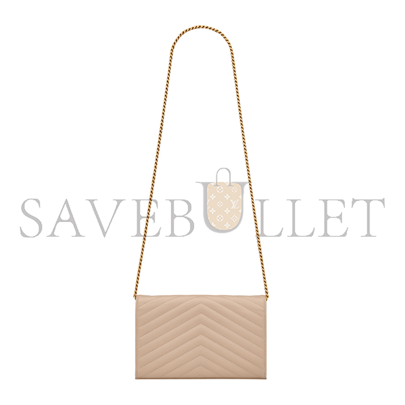 YSL CASSANDRE MATELASSÉ IN GRAIN DE POUDRE EMBOSSED LEATHER 377828 (22.5*14*4cm)