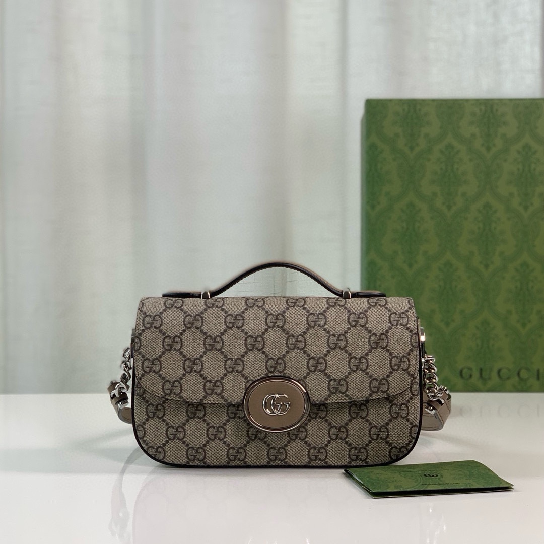 TOP GUCCI Petite GG Bag 21x10x5cm - Beige
