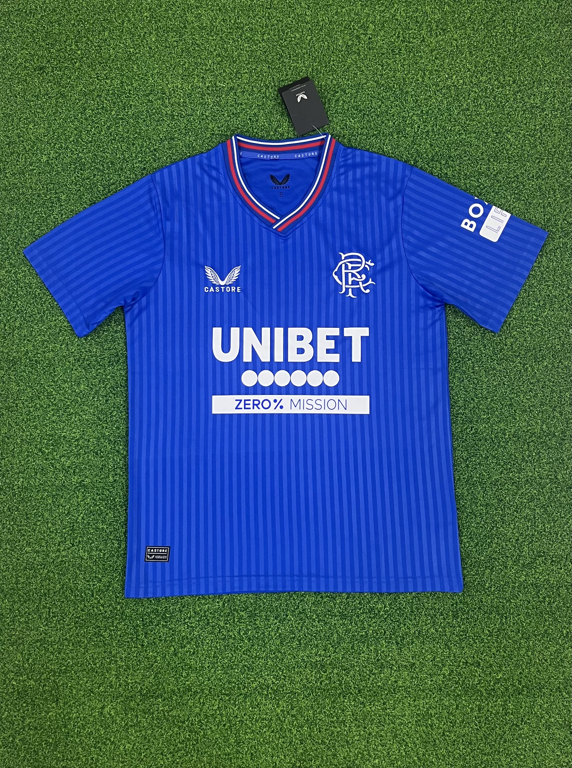 2425 Glasgow Rangers Home   jersey.Player embroidery version