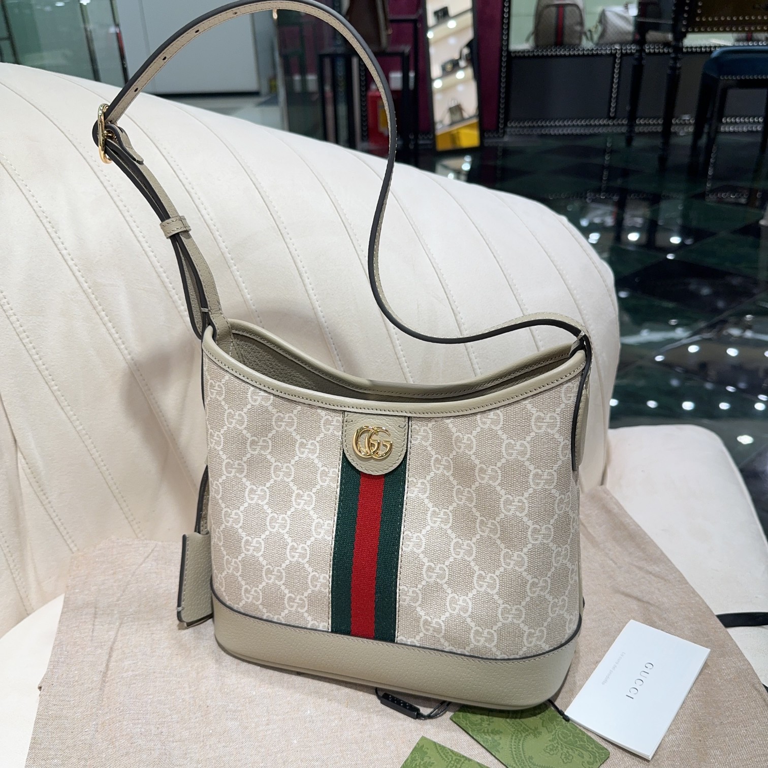 TOP GUCCI Ophidia Small Shoulder Bag 23X21X12cm-2 Colors