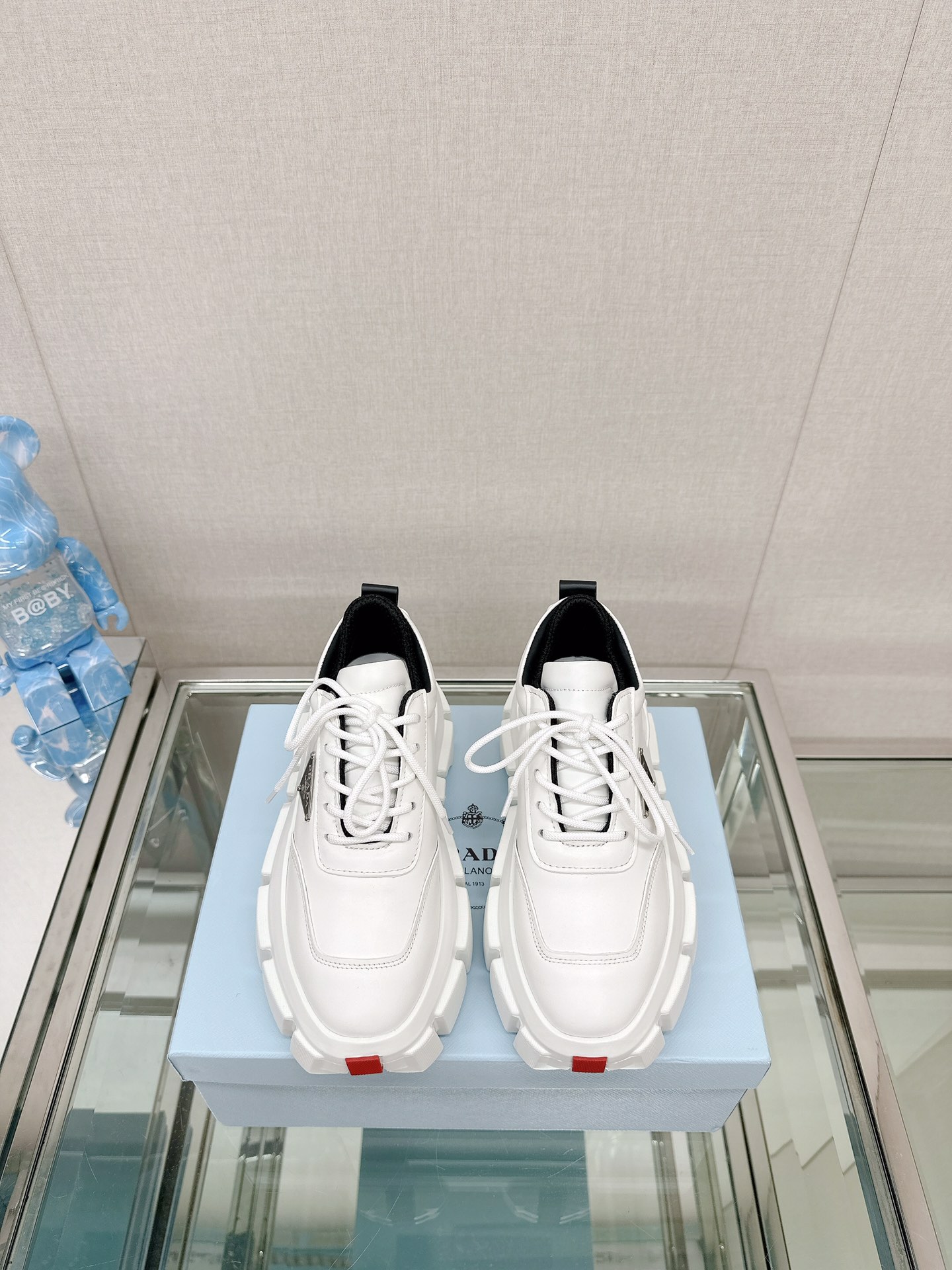 TOP PRADA Thick Soled Casual Sports Shoes - 4 Colors