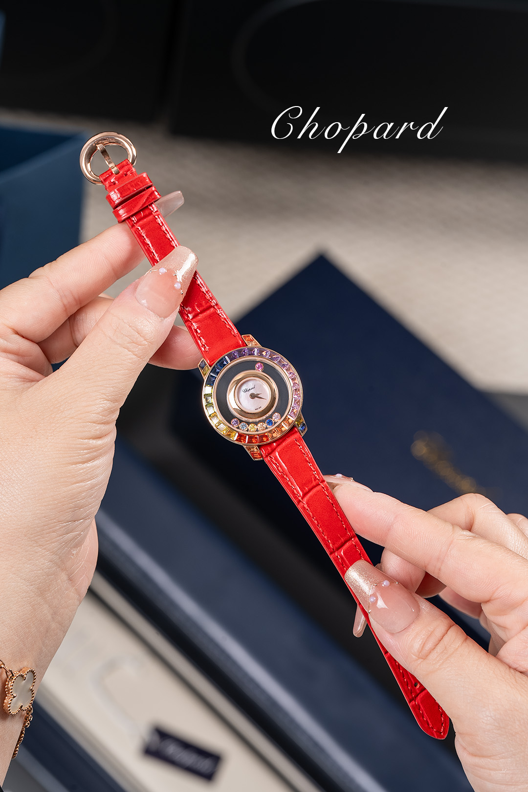 TOP Chopard HAPPY DIAMONDS Watch  - 2 Color