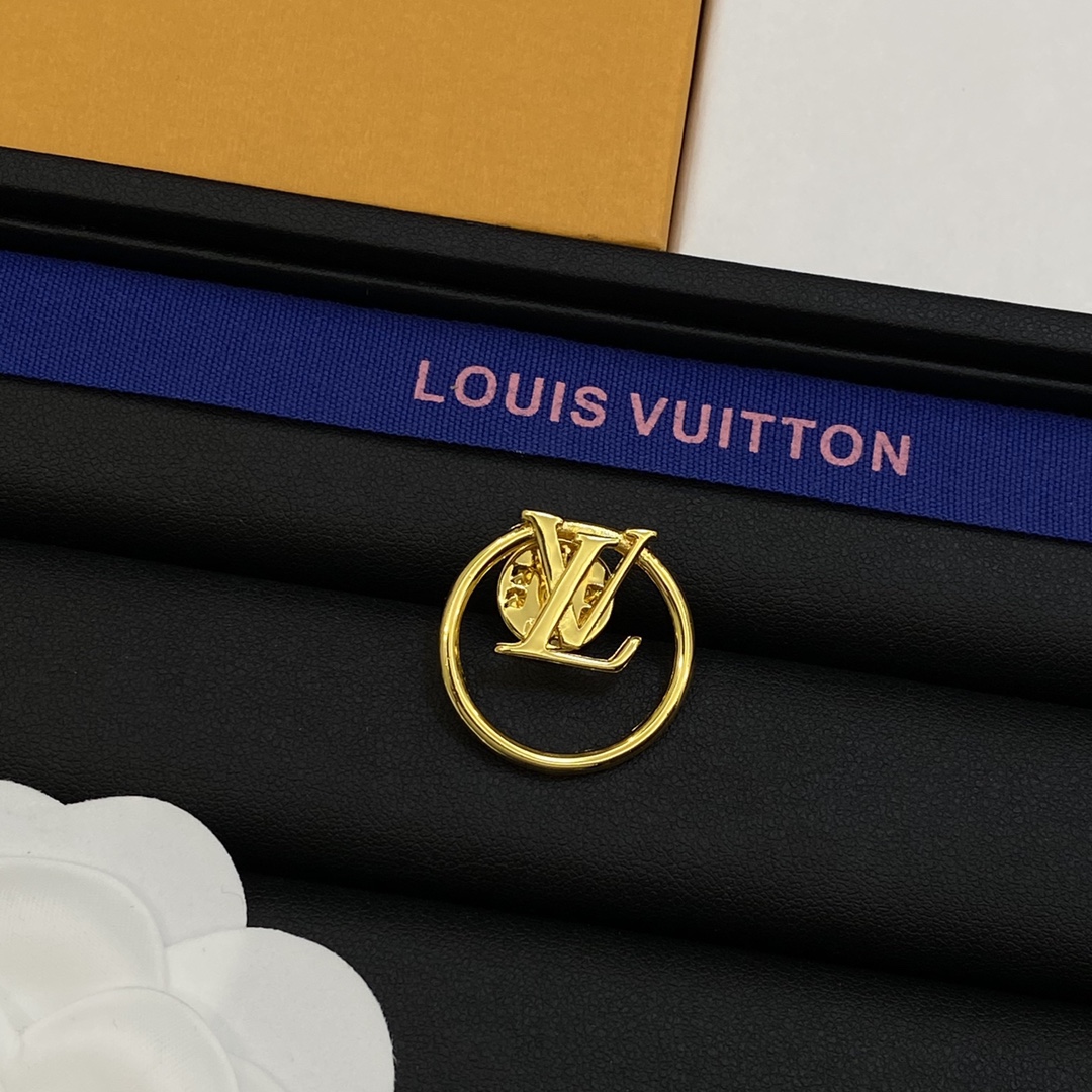 TOP Louis Vuitton LV Brooch - 3 Color