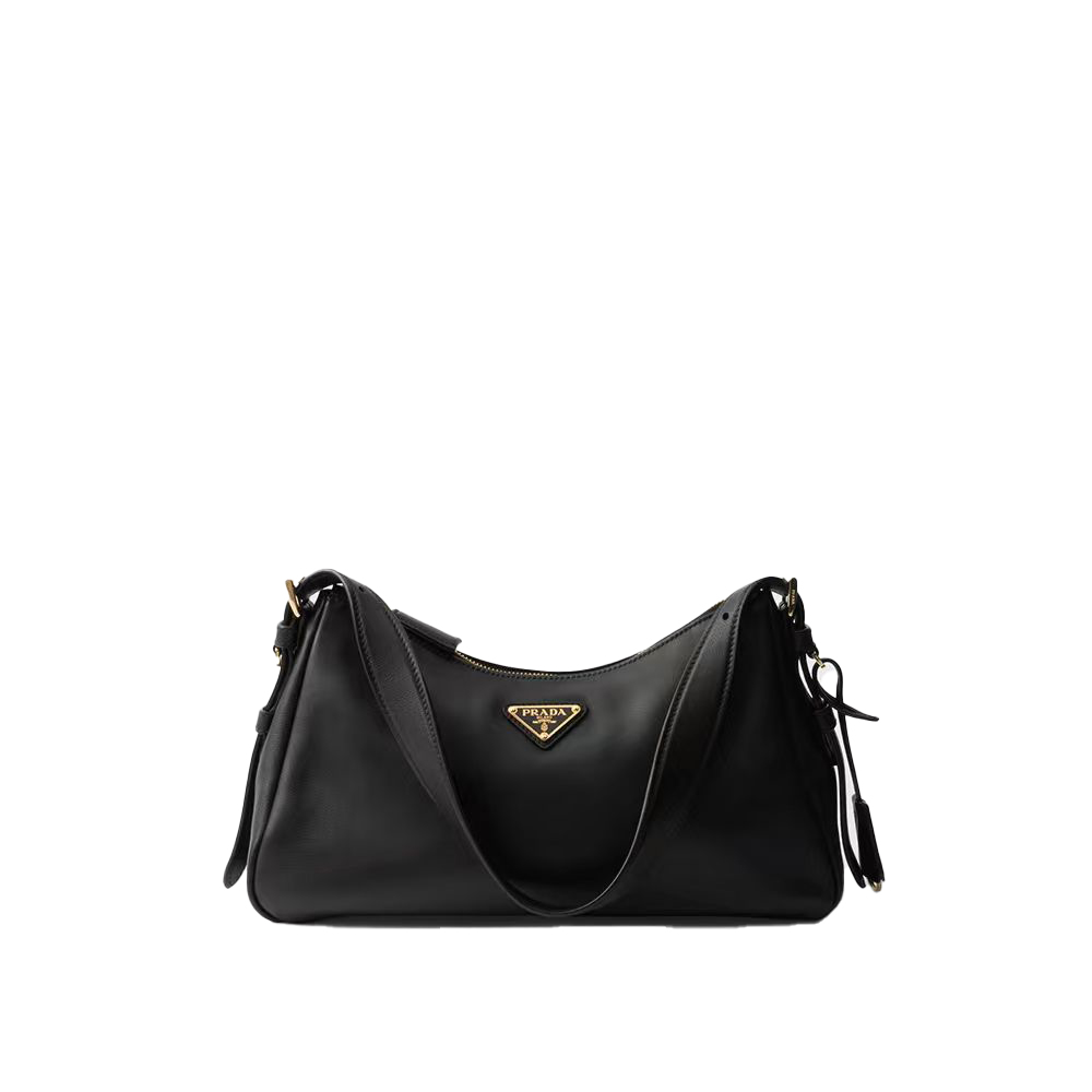 Prada Aimée large leather shoulder bag (10A Mirror Version)
