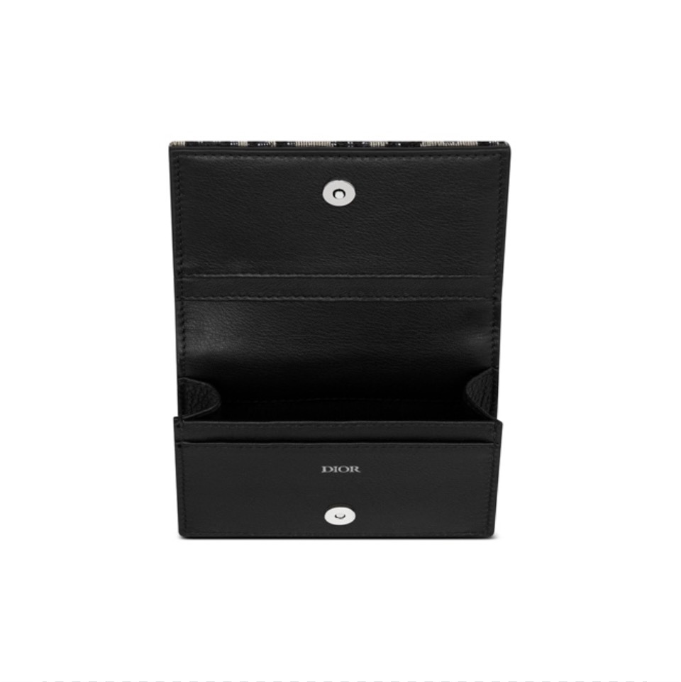 Dior Oblique Coin Card Holder Wallet(Replica)