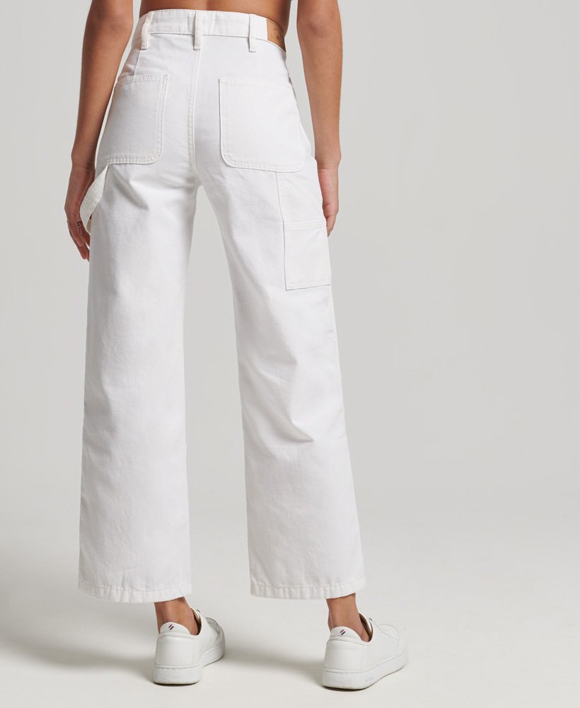 High Rise Carpenter Pants | Ecru 30