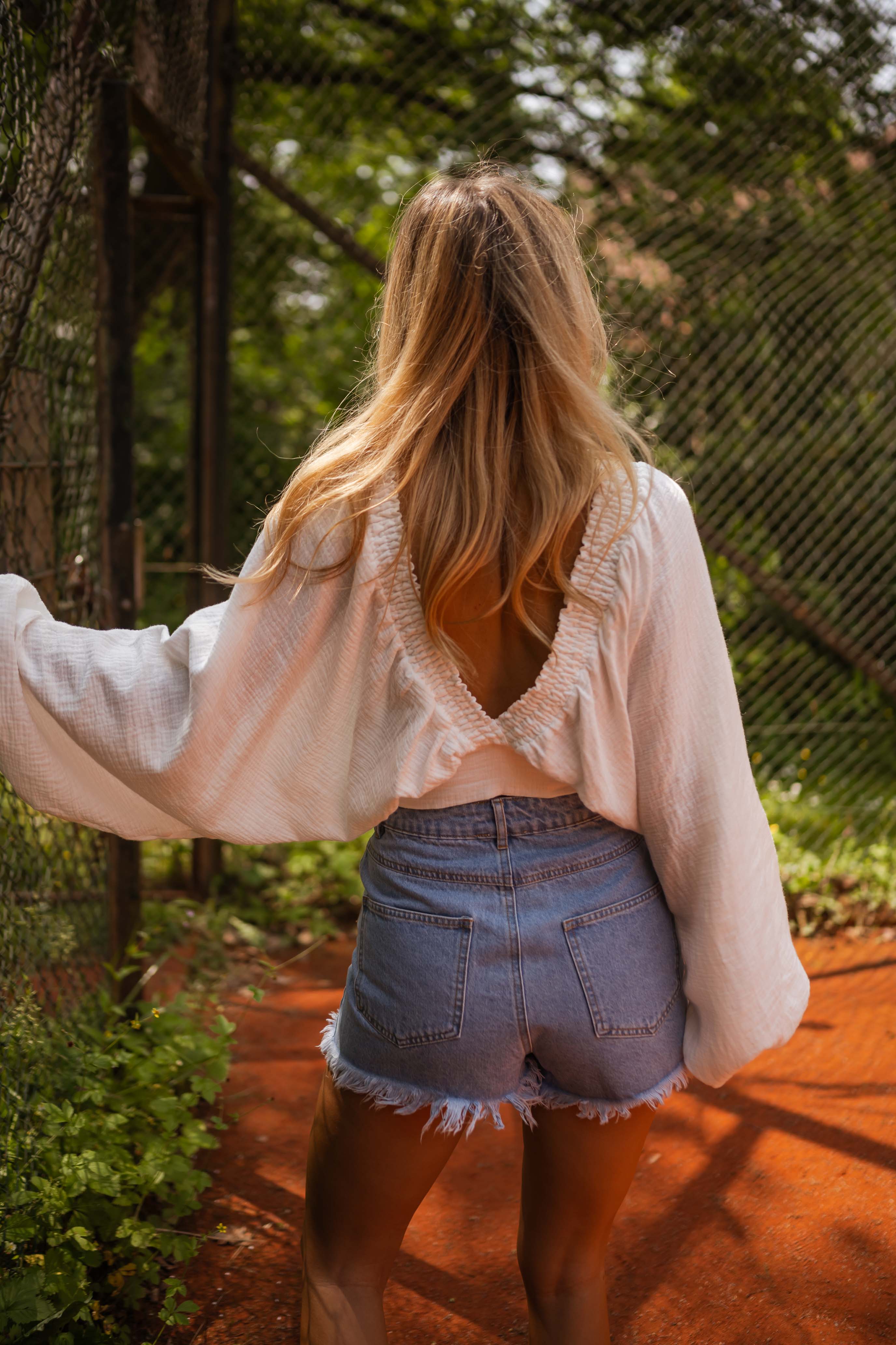 Manoa blouse - white cotton gaze