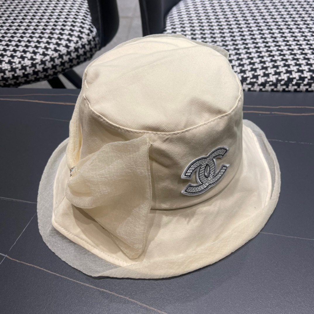 TOP CHANEL Versatile Fisherman Hat - 2 Colour