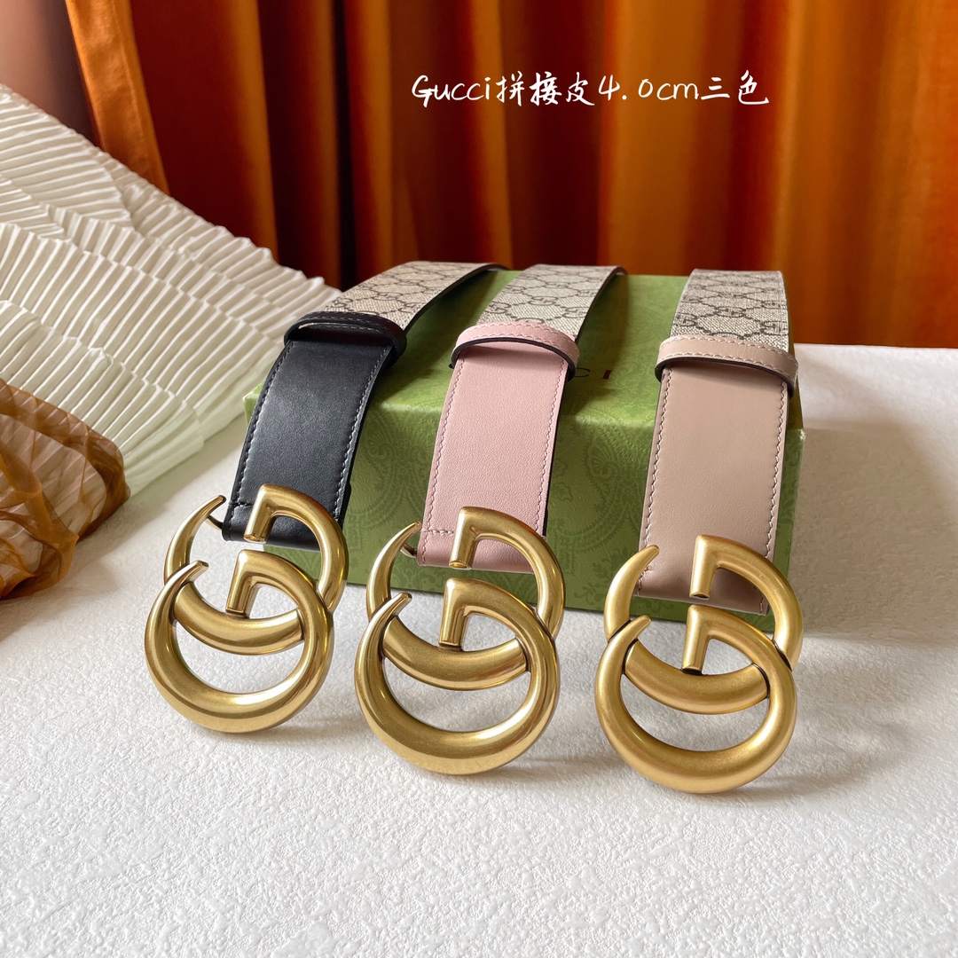 TOP GUCCI Classic Leather Belt