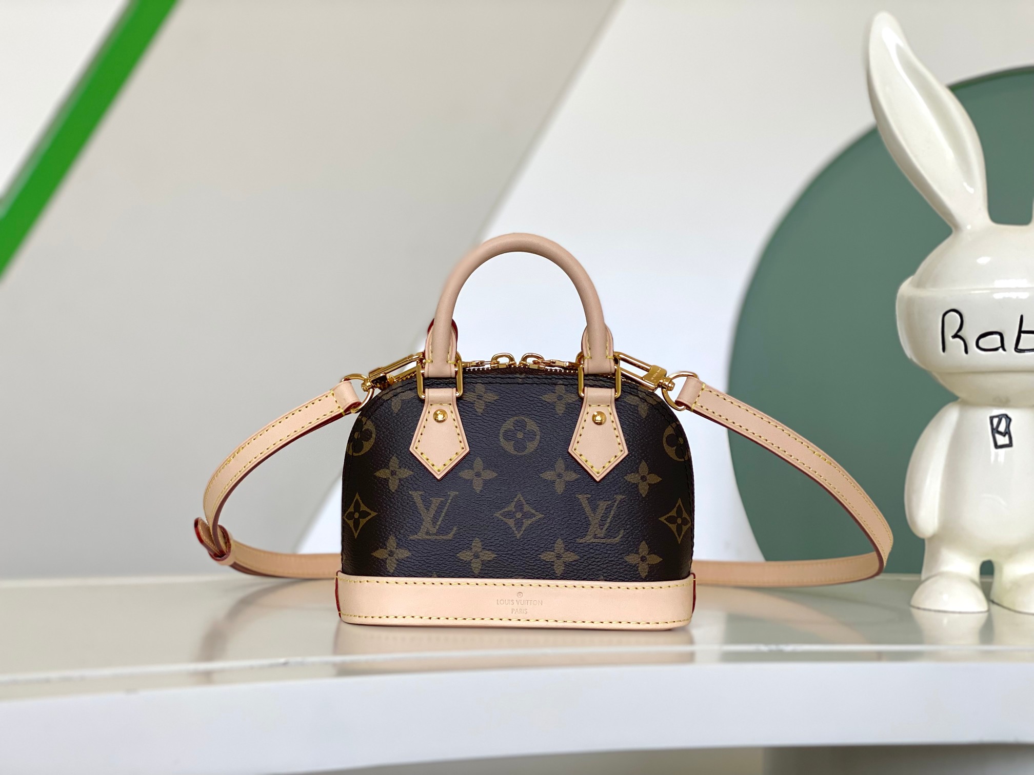 TOP Louis Vuitton LV New Launch Mini Nano Alma Bag - 18x12x8cm- Brown