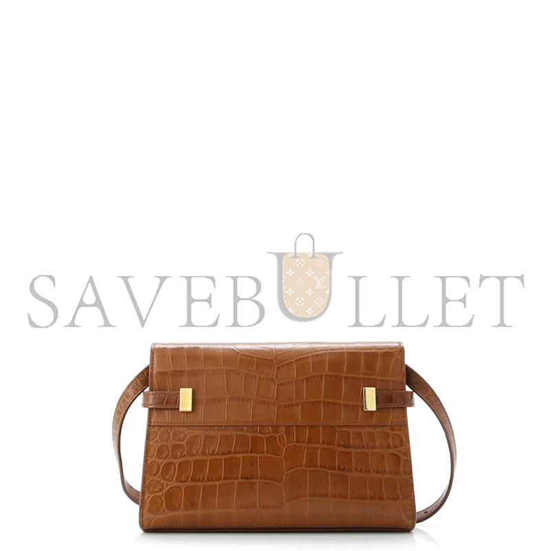 YSL MANHATTAN SMALL IN CROCODILE 675626AAAOH2591 (24*18*6cm)