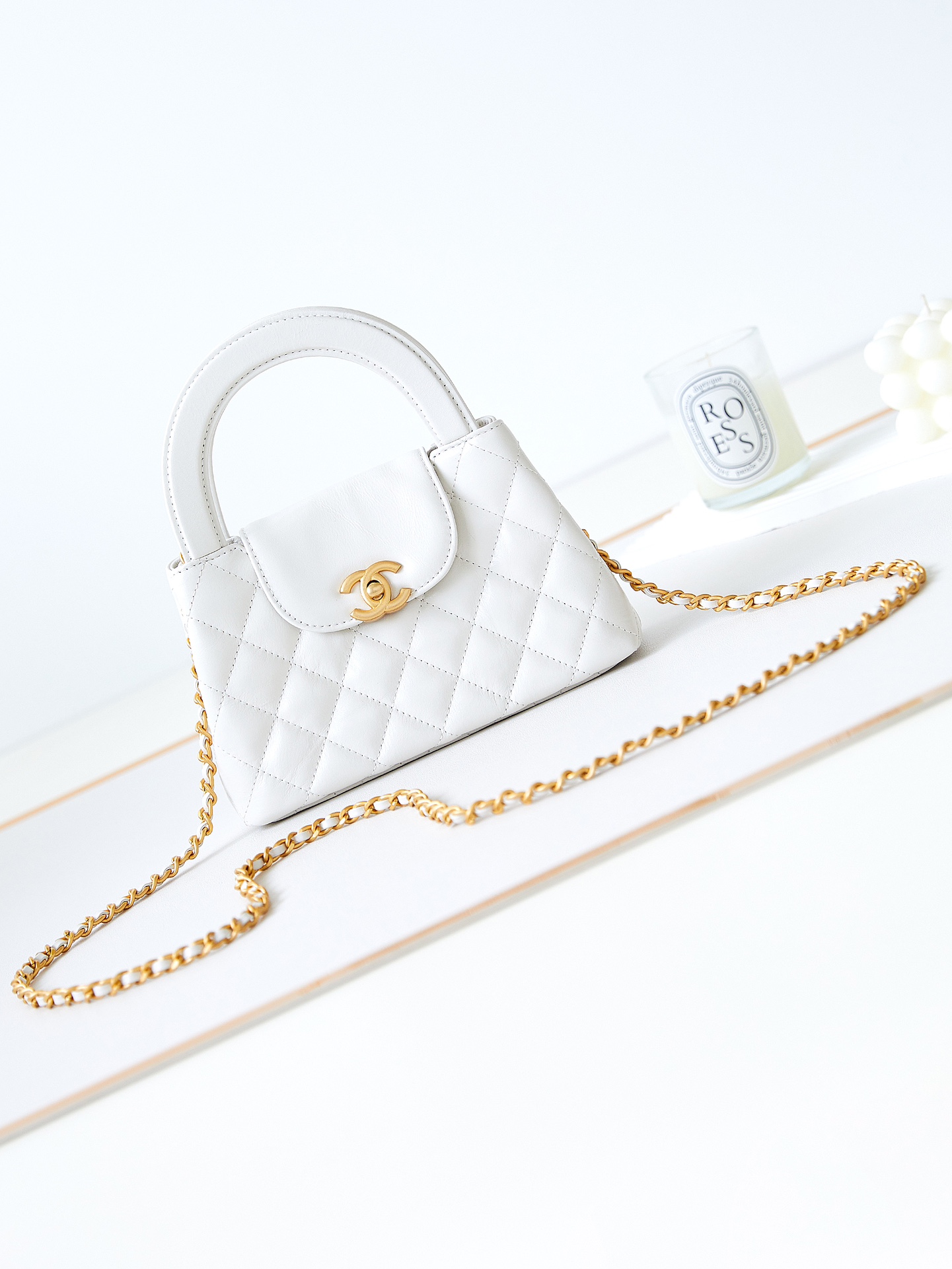 TOP CHANEL Kelly Chain Bag 13x19x7 cm - GHW - 9 Colors