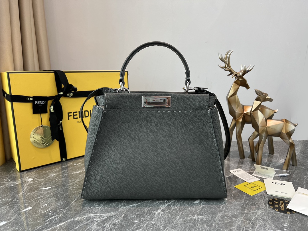 TOP FENDI Peekaboo Bag 33×12×26cm -2 Colors