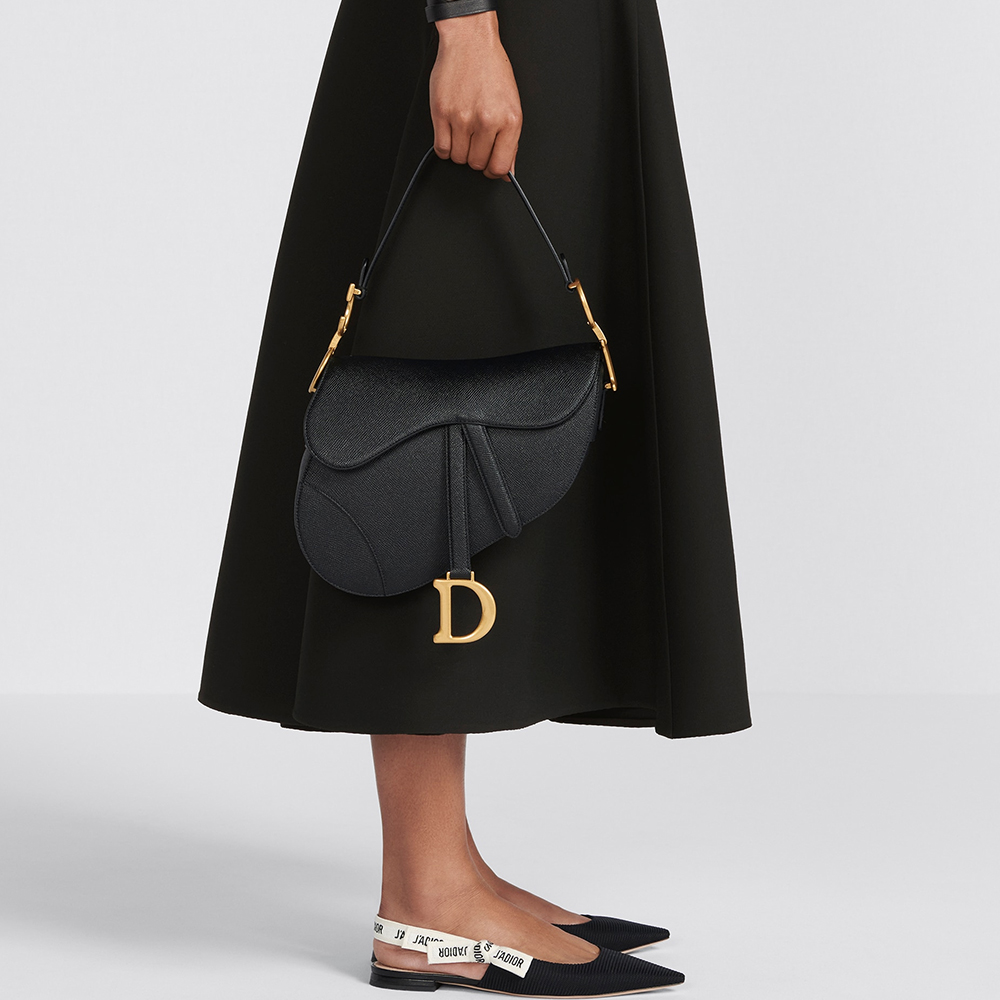 Dior Mini&Small Saddle Bag Grained Calfskin (10A Mirror Version)