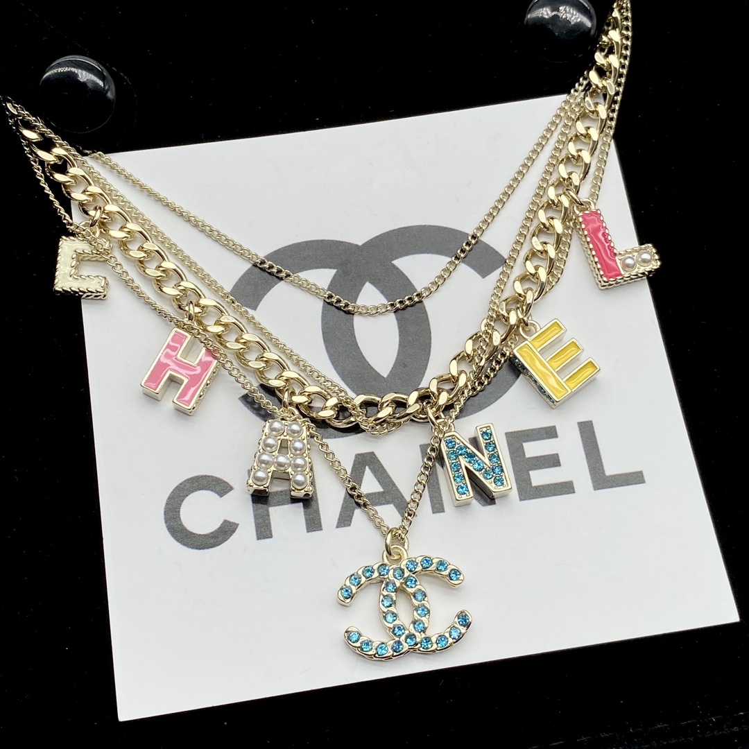 TOP CHANEL Layering Necklace - Gold