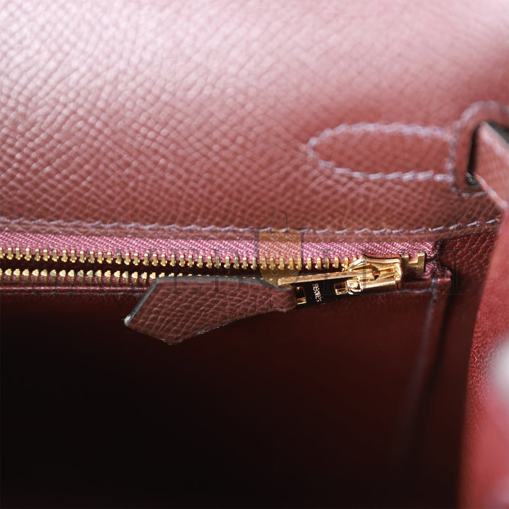 HERMES KELLY 25 EPSOM GOLD HARDWARE (25*17*7cm)