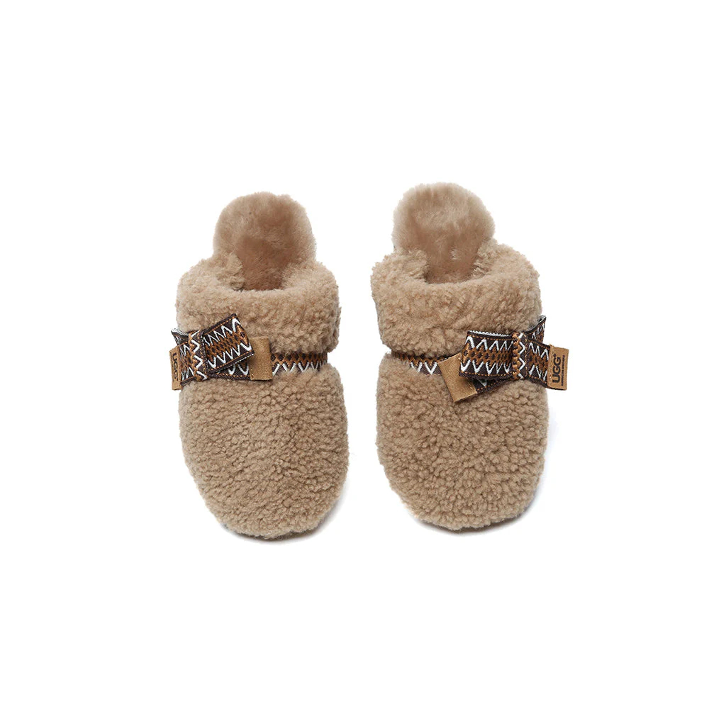 UGG Sheep Wool Bowknot Cecil Slippers (Replica)