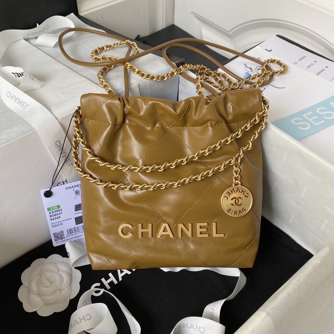 TOP CHANEL Mini 22 Bag 19x20x6cm - GHW - Four Colors