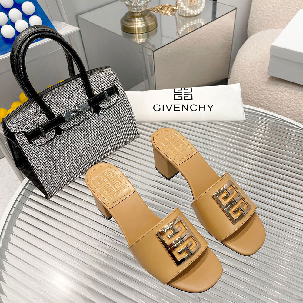 Givenchy Leather Fashion Muggles  Slide Sandal(Replica)