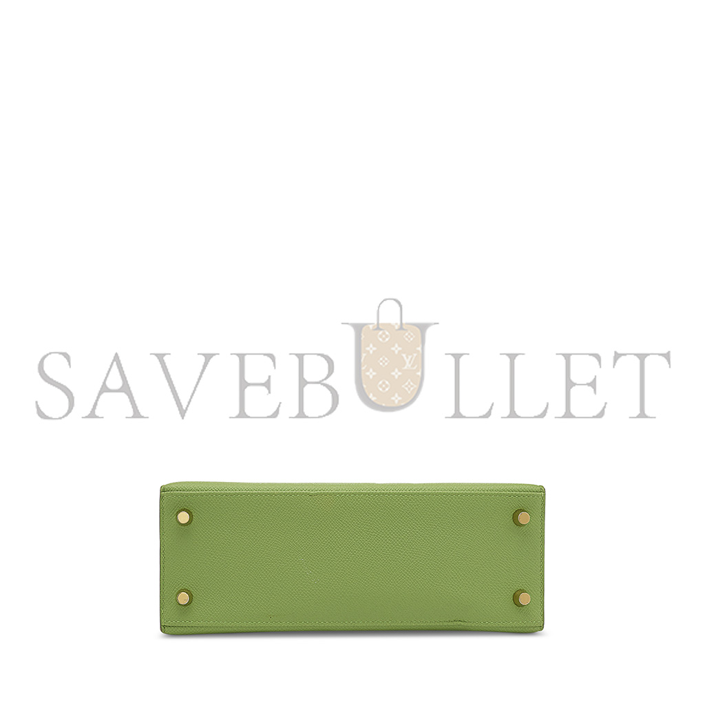 HERMÈS EPSOM KELLY 25 WITH GOLD HARDWARE (25*17*7cm)