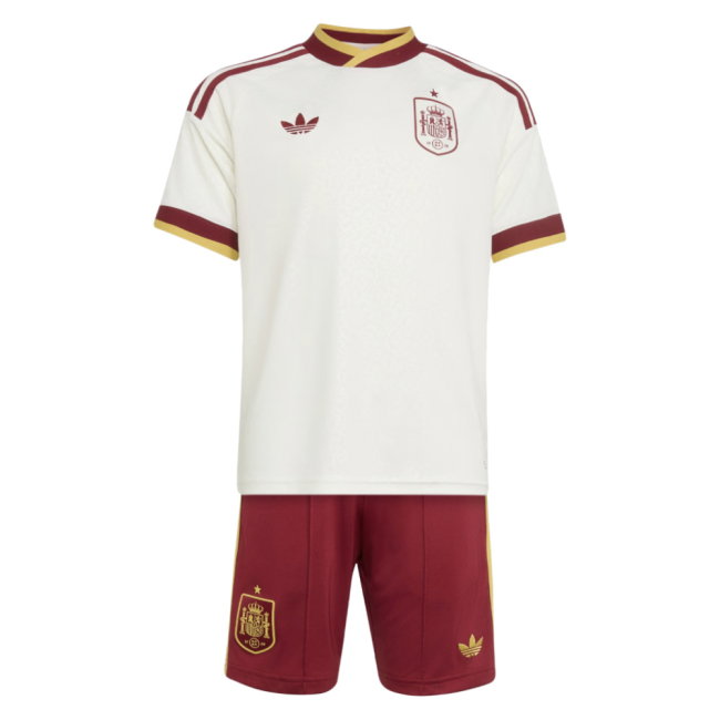 Spain Away World Cup Kids Soccer Jerseys Kit 2026