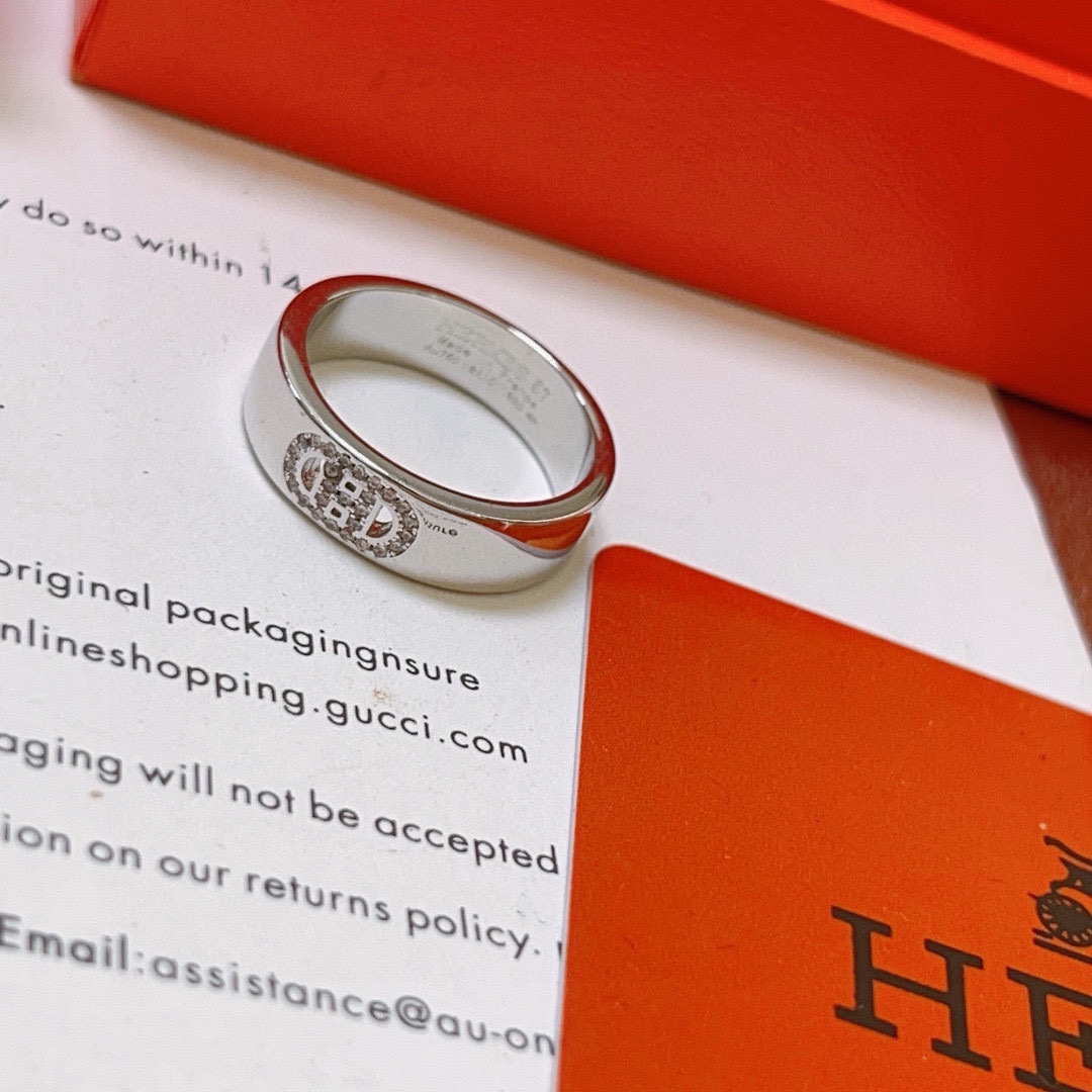TOP HERMES Rings - Sliver