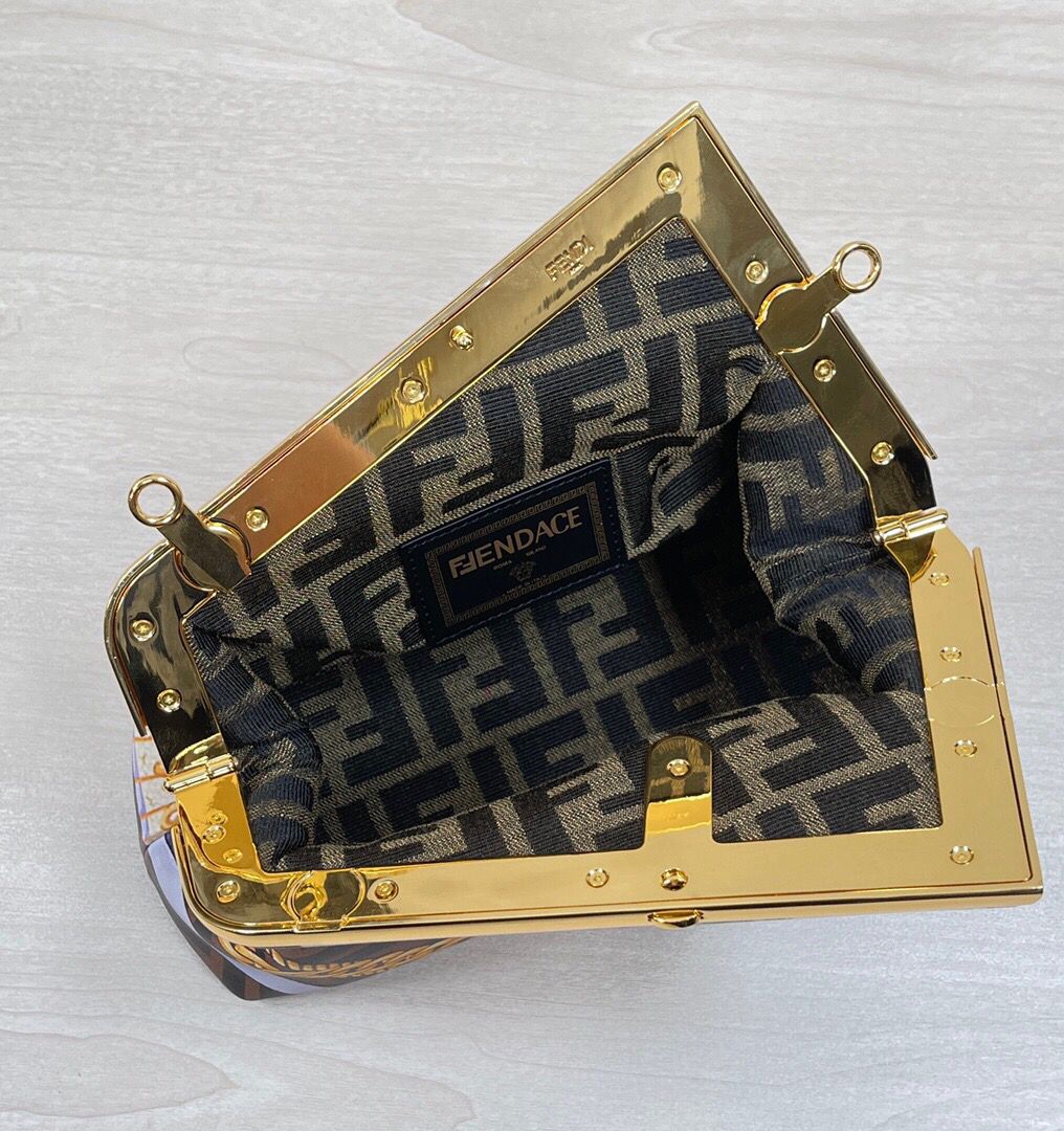 TOP FENDI FENDI First Fendace Small Bag - Multicolored