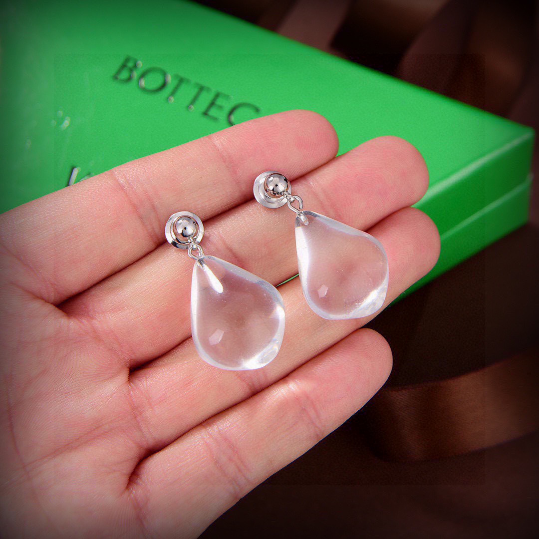 TOP Bottega Veneta BV Earring-Transparent