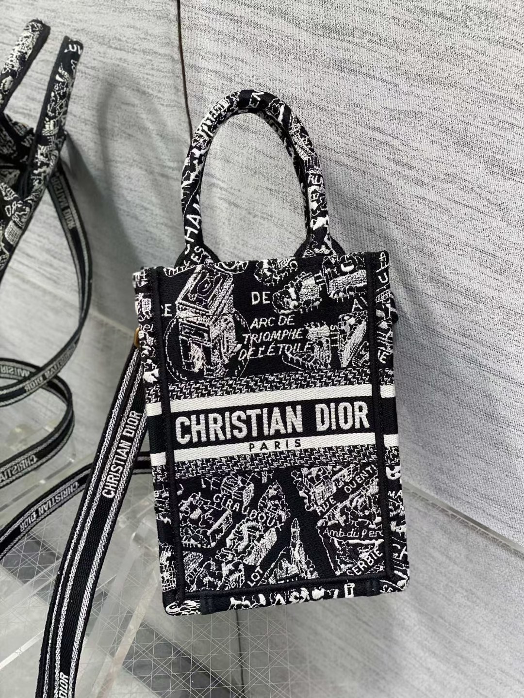 TOP Christian Dior Mico Mini Book Tote Bag 13.5X18X5 CM