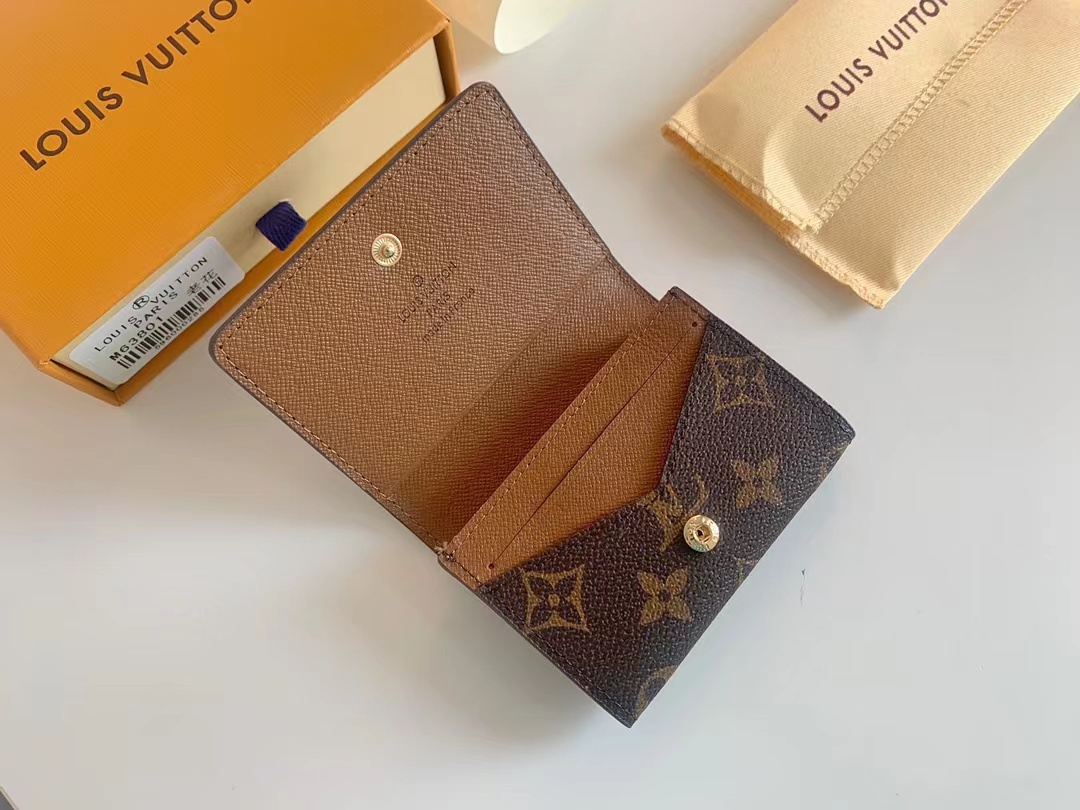 TOP Louis Vuitton LV Enveloppe Carte de visite Wallet 10.5x8x1cm - 4 Color