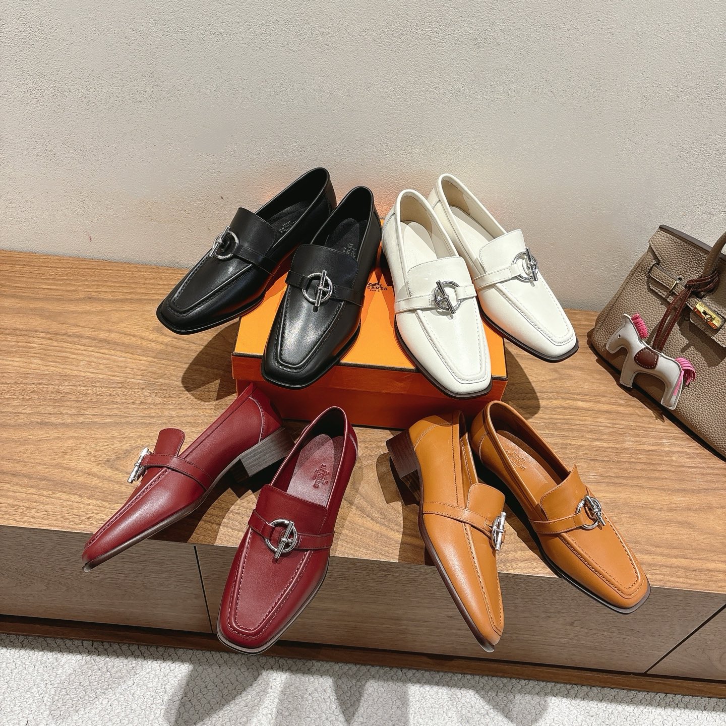 TOP HERMES Loafers Shoes - 4 Colors