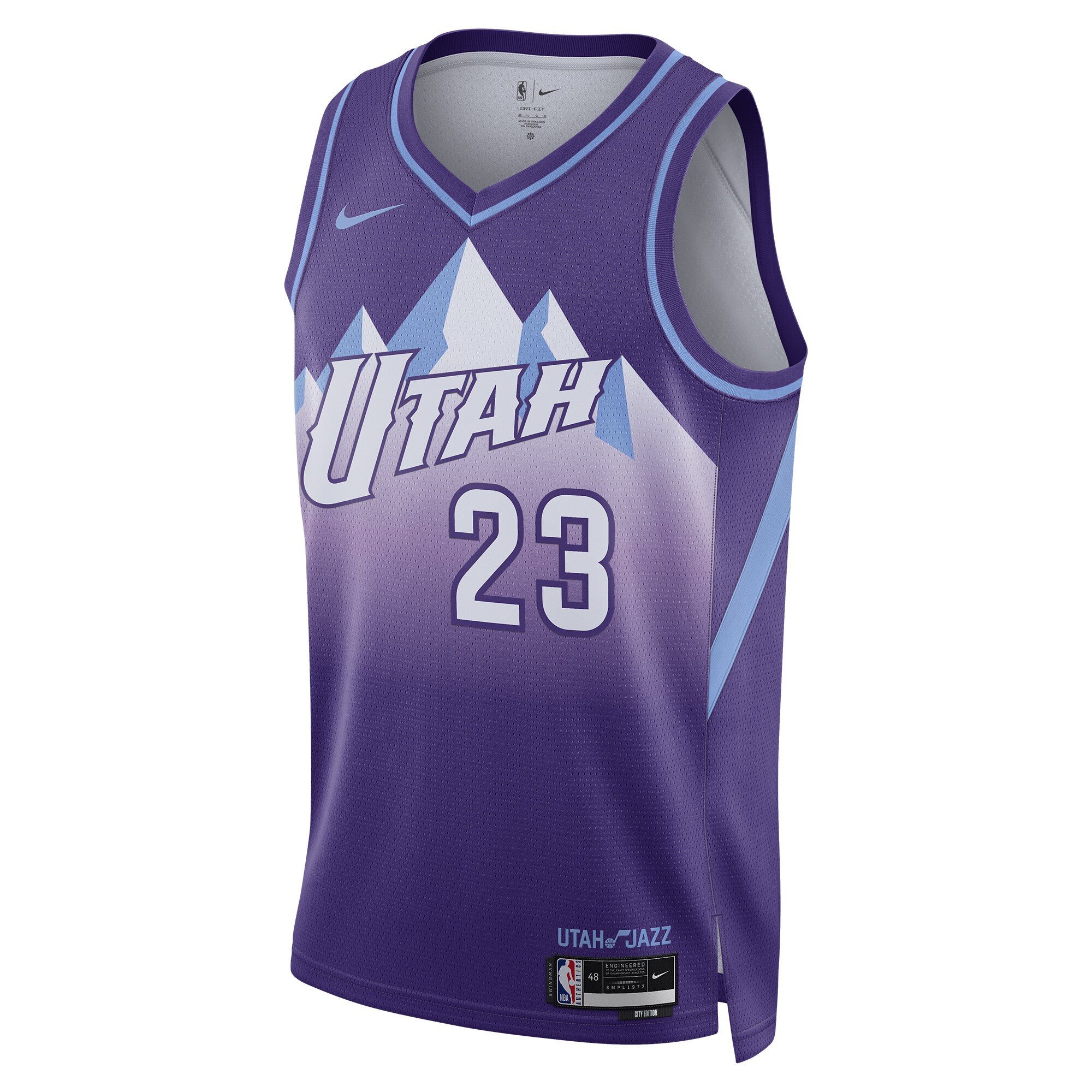 Unisex Utah Jazz Lauri Markkanen Purple 2024/25 Swingman  Jersey - City Edition