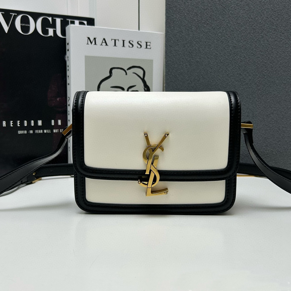 Saint Laurent YSL Solferino Canvas Box Bag(Replica)