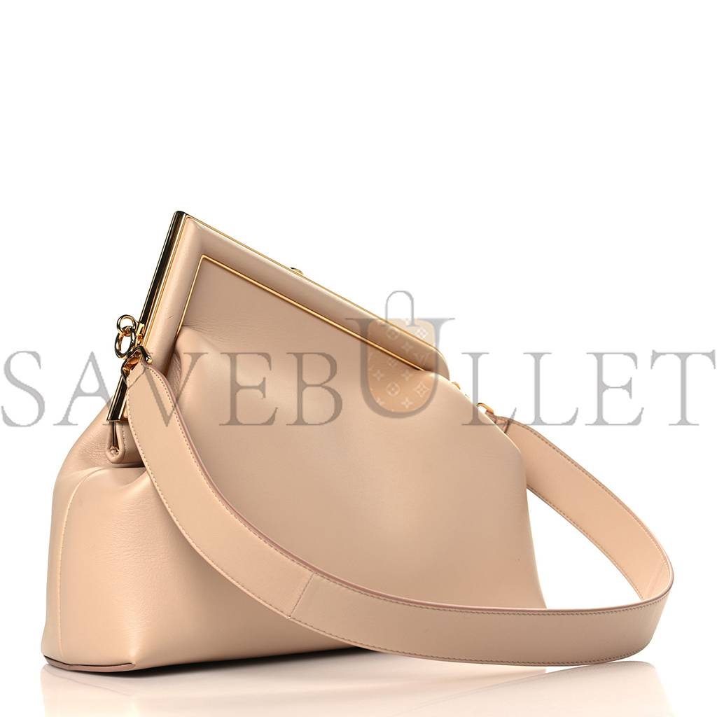 FENDI SHINY NAPPA MEDIUM FENDI FIRST POUDRE (32.5*23.5*15cm)