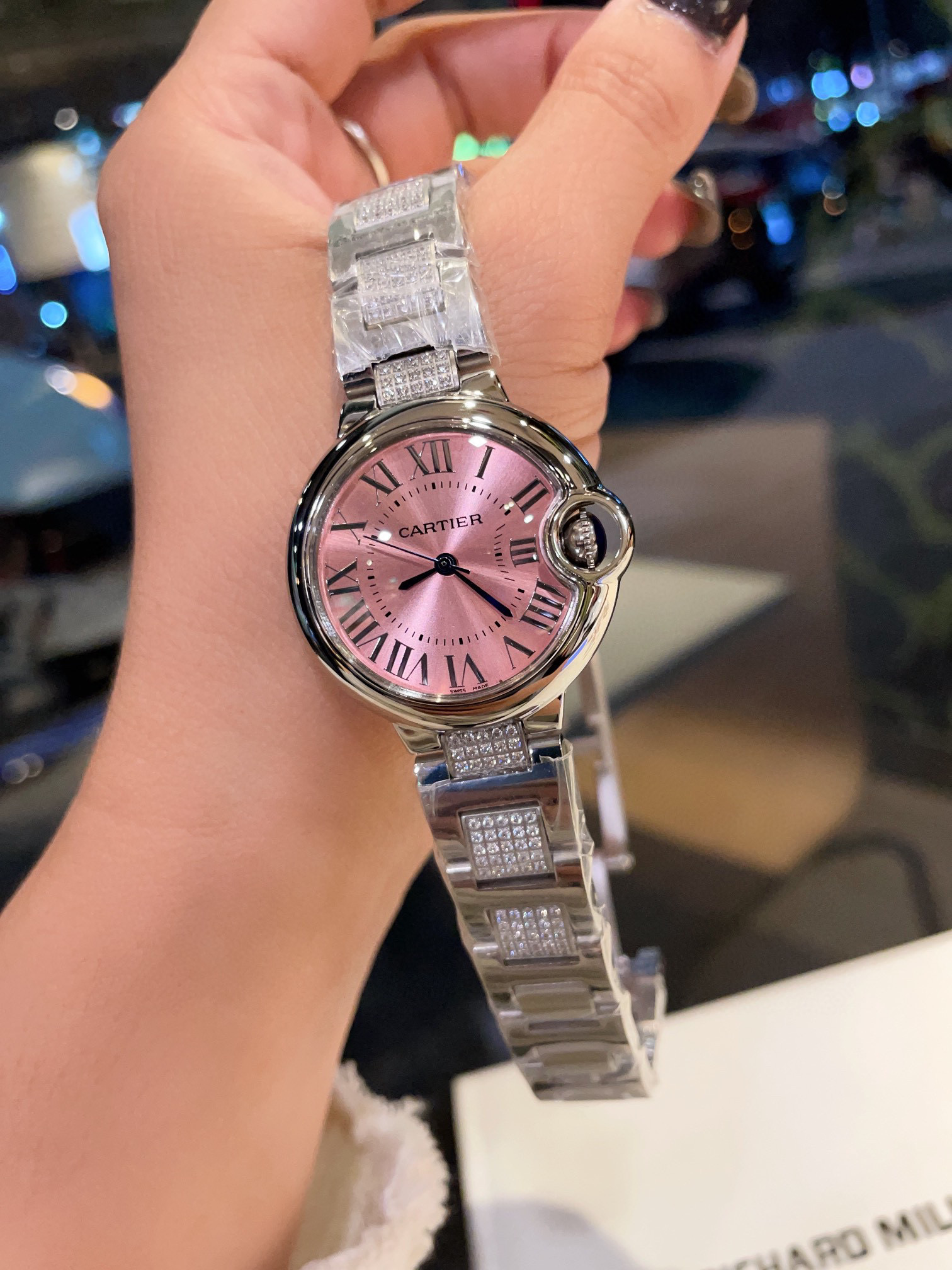 TOP Cartier BALLON BLEU DE WATCH - Pink