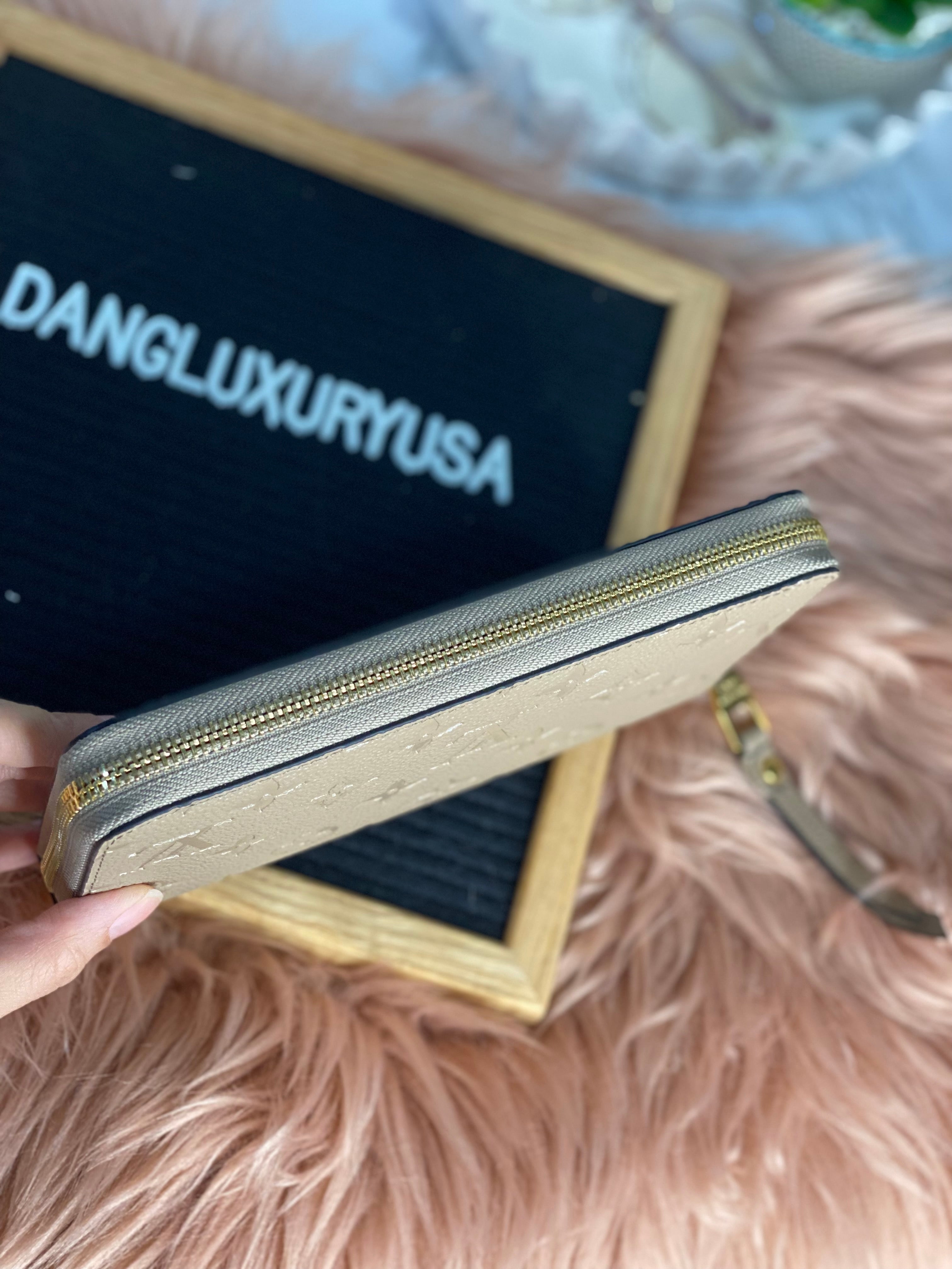 TOP Louis Vuitton LV LV Zippy Wallet Empreinte - Turtle Dove