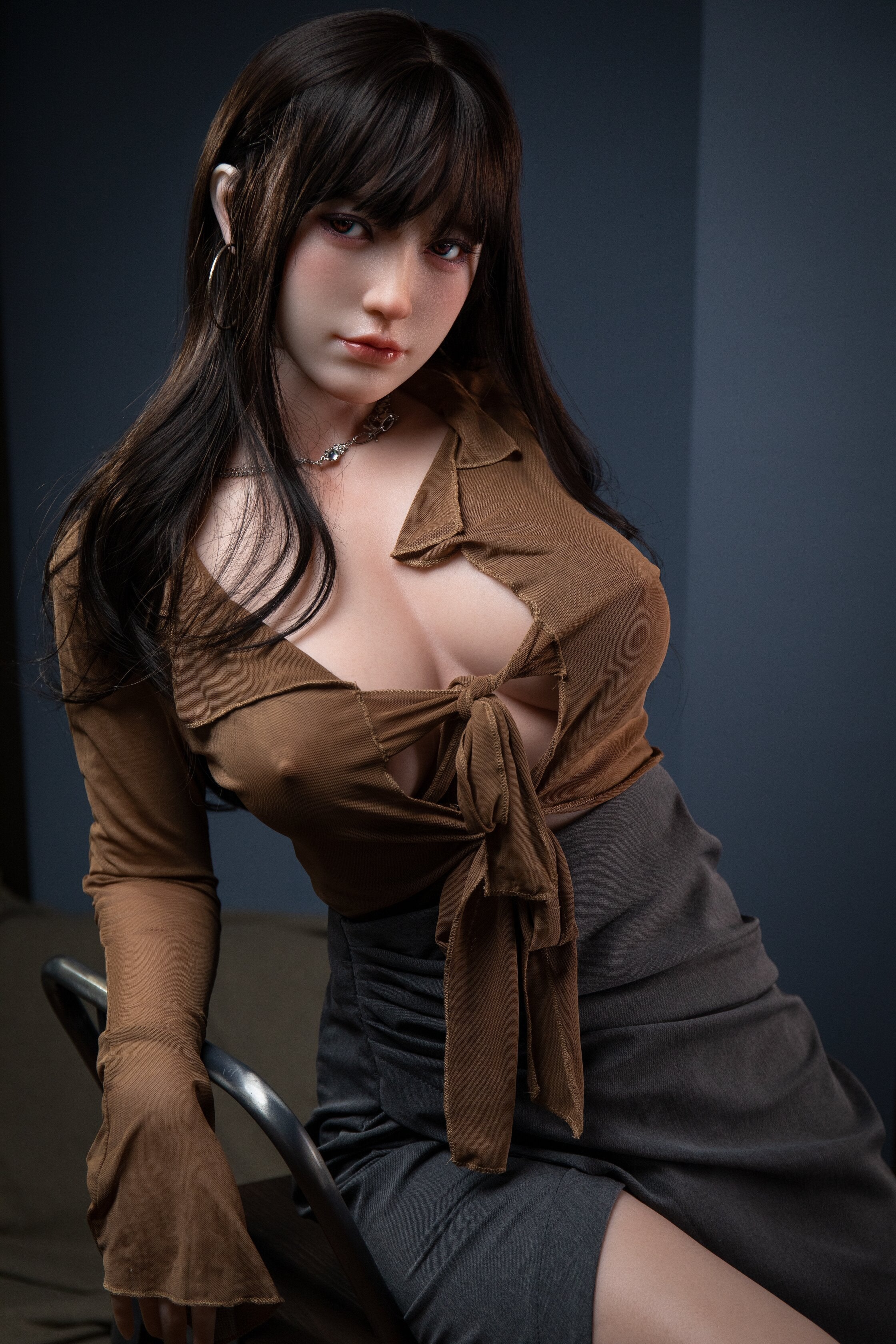 US In Stock - 170cm/5ft7 D-cup Japanese Silicone Head Sex Doll A60 - Boa