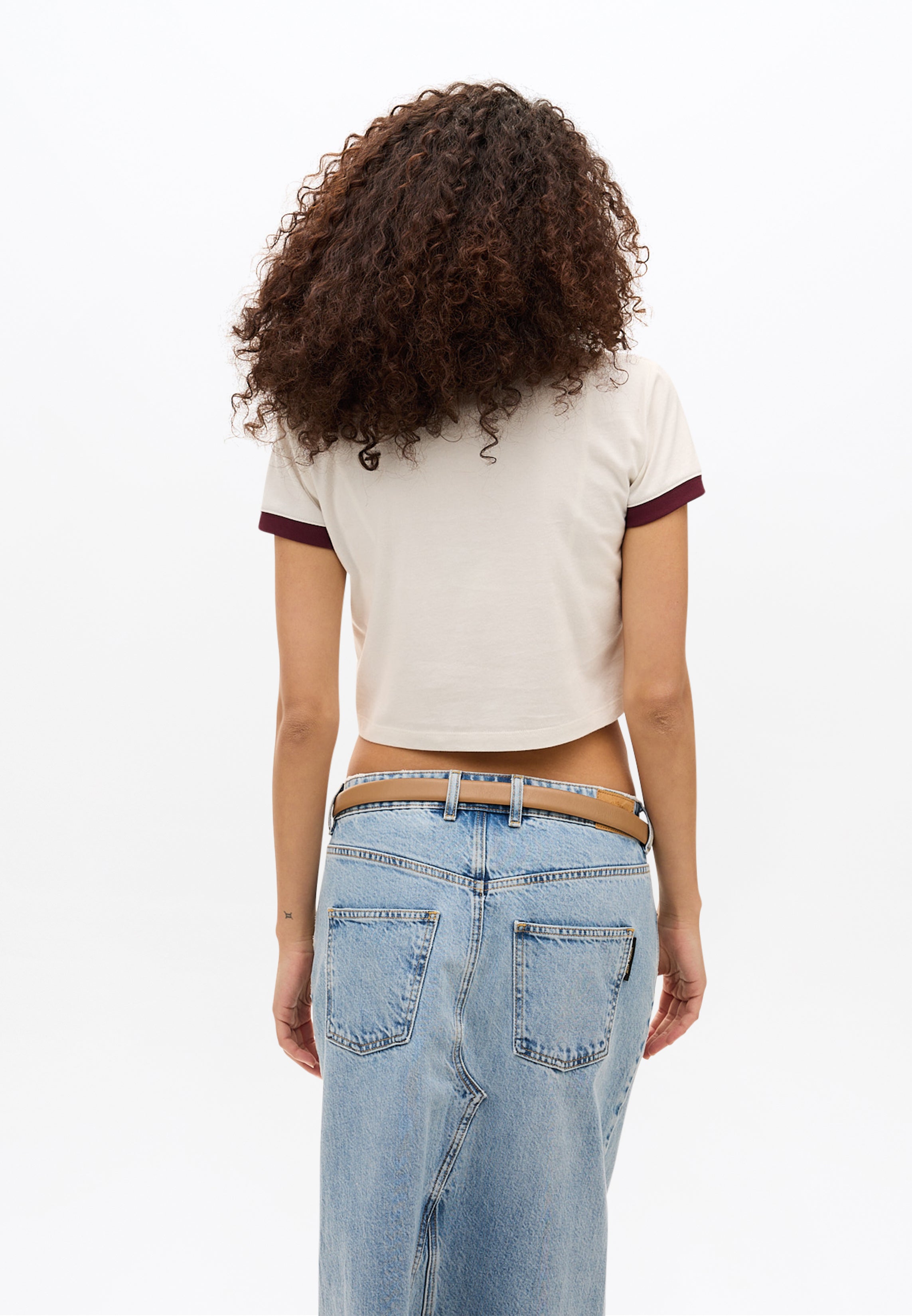 Athletic Essentials Ringer Tee | Off White